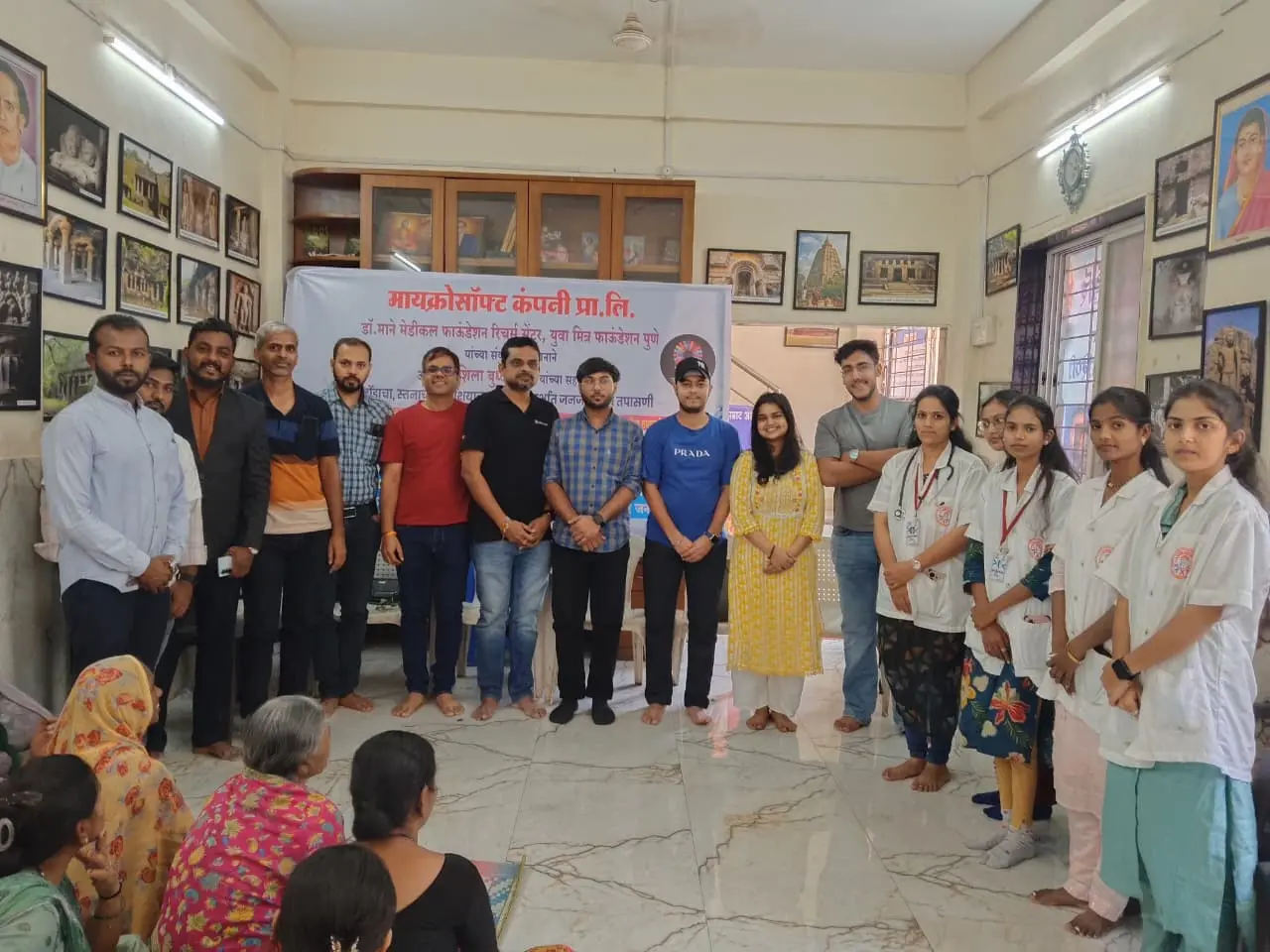 A Cancer Care Awareness camp by Microsoft in collaboration with Dr Mane Medical Foundation